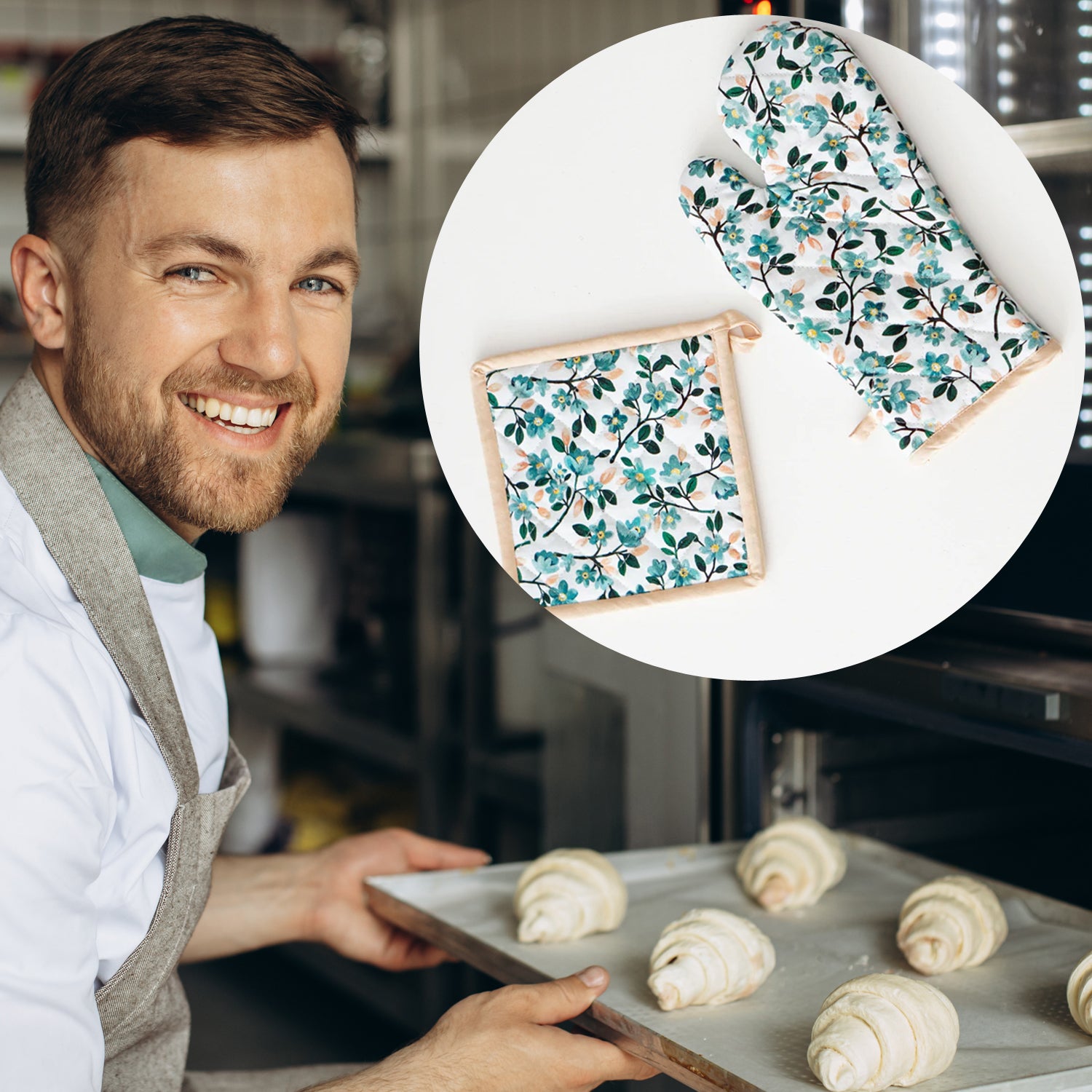 2770 Professional Cotton Oven Mitt Gloves 2770 Professional Cotton Oven Mitt Gloves